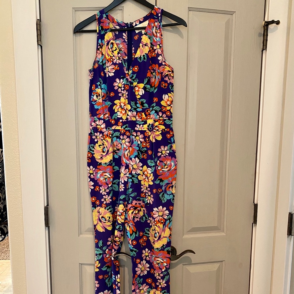 Yumi Kim Strapless Floral Jumpsuit
